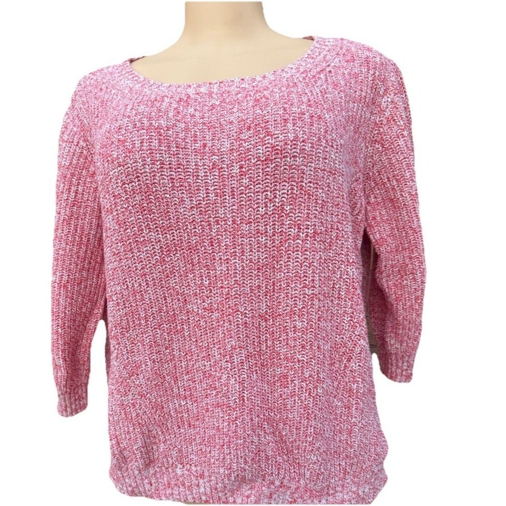 Mango Women's Knit Cowl Neck‎ Sweater | Light Pink | Size Large